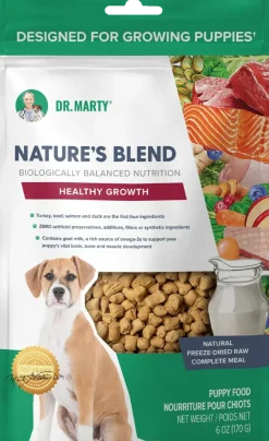 Dr. Marty Nature's Blend Healthy Growth Freeze-Dried Raw Puppy Dog Food 6-oz