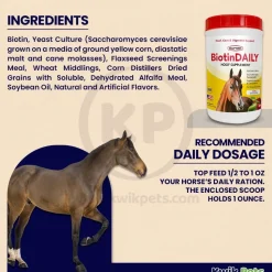 Durvet BiotinDAILY Hoof Supplement 2.5-lb