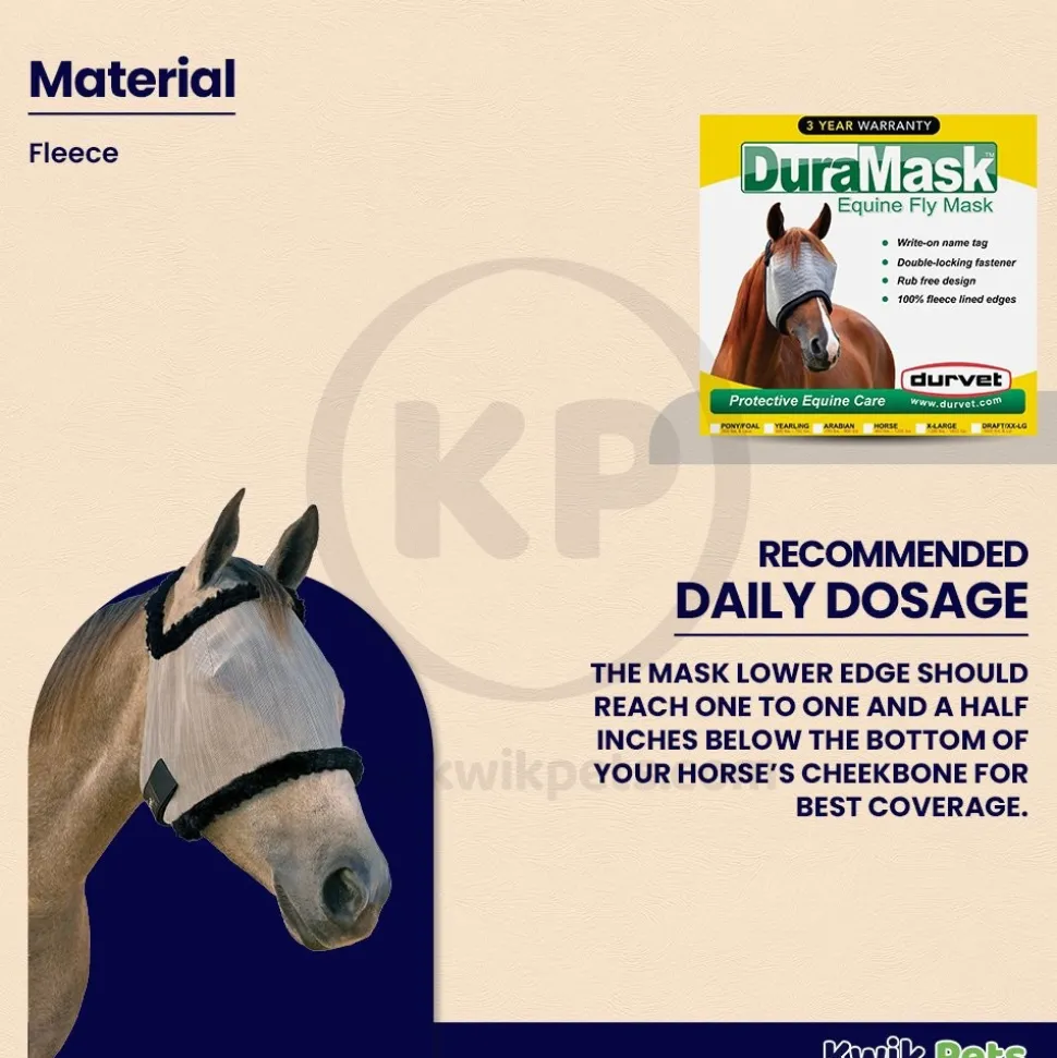 Durvet DuraMask Equine Fly Mask