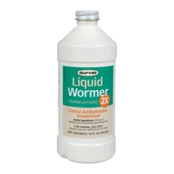 Durvet Liquid Wormer 2X for Dogs 16-oz