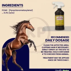 Durvet Scarlet Oil Wound Dressing Sprayer 16-oz