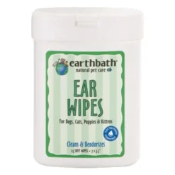 Earthbath Ear Wipes for Dogs & Cats 25 Count