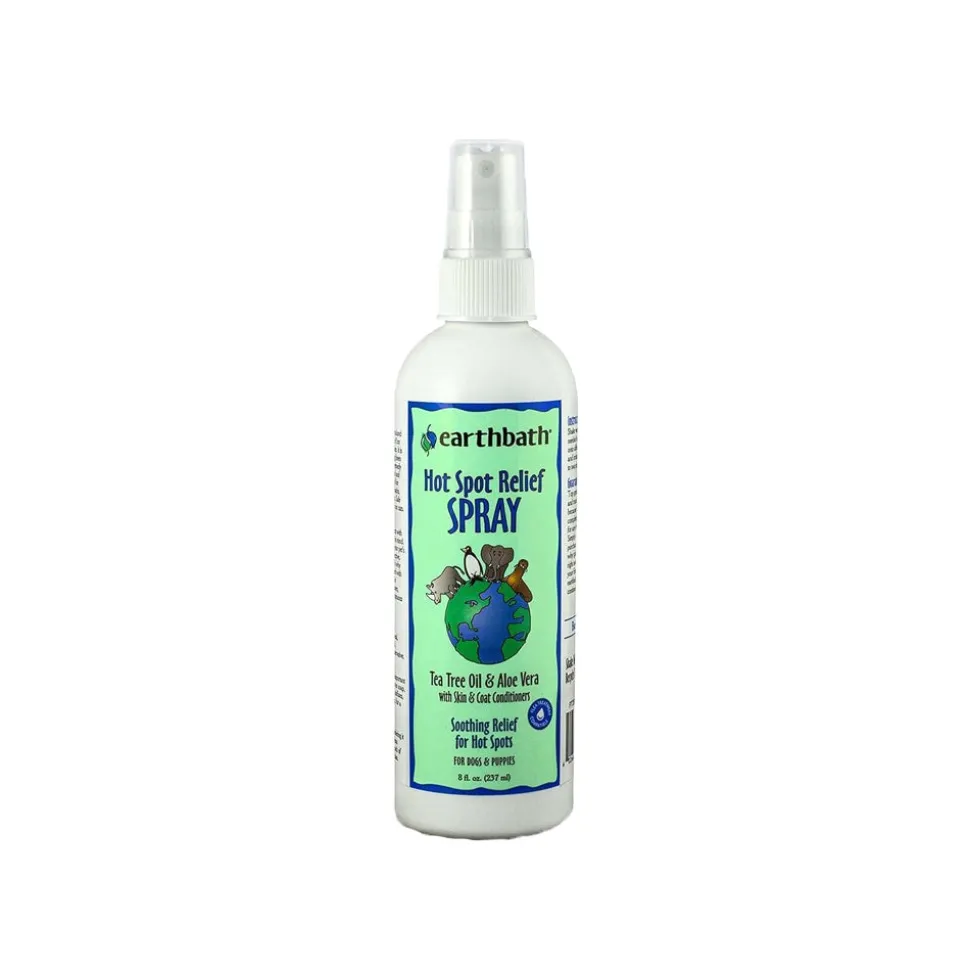 Earthbath Hot Spot Relief Tea Tree Oil & Aloe Vera Spray for Dogs 8-oz