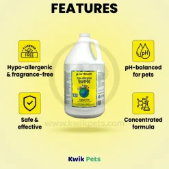 Earthbath Hypo-Allergenic Pet Shampoo Fragrance Free 128-oz