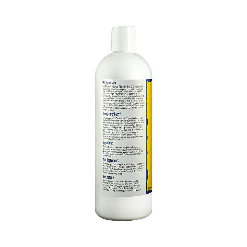Earthbath 2-in-1 Conditioning Pet Shampoo Mango Tango 16-oz