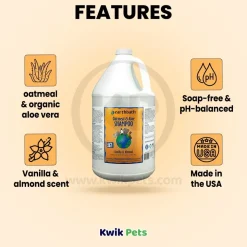 Earthbath Oatmeal & Aloe Pet Shampoo Fragrance Free 128-oz