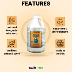 Earthbath Oatmeal & Aloe Pet Shampoo Vanilla & Almond 128-oz