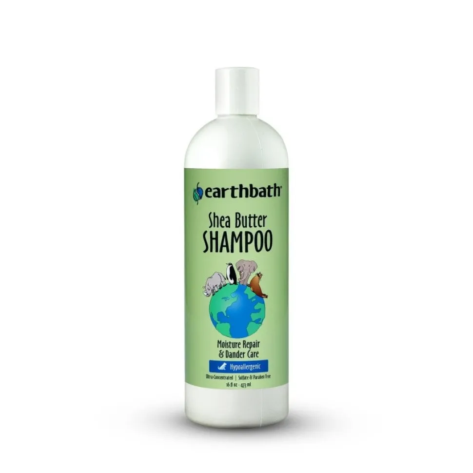Earthbath Shea Butter Moisture Repair & Dander Care Hypoallergenic Spray for Dogs & Cats 16-oz