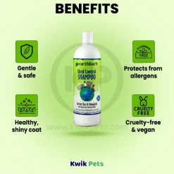 Earthbath Shed Control Pet Conditioner Green Tea & Awapuhi 16-oz