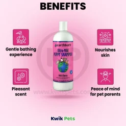 Earthbath Ultra-Mild Puppy Shampoo Wild Cherry 16-oz