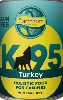 Earthborn Holistic K95 Grain-Free Meat Protein Wet Dog Food Turkey 13-oz