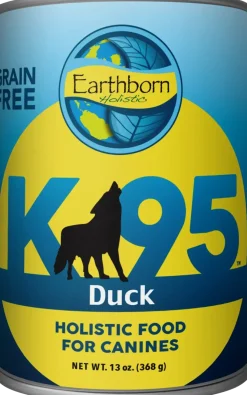 Earthborn Holistic K95 Grain-Free Meat Protein Wet Dog Food Duck 13-oz