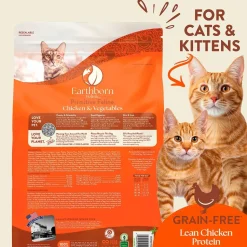 Earthborn Holistic Primitive Feline Grain-Free Indoor Formula Dry Cat Food Chicken & Vegetables 4-lb