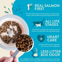 Earthborn Holistic Wild Sea Catch Grain-Free Indoor Formula Dry Cat Food Salmon & Vegetables 4-lb