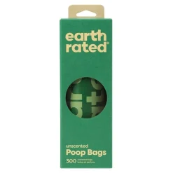 Earth Rated Unscented Dog Poop Bag on Refill Rolls 300 Count