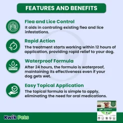 Elanco Advantage II 4-Month Supply Topical Flea Treatment & Prevention for Small Dogs 3-10 lbs