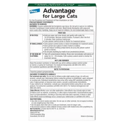 Elanco Advantage 2-Month Supply Topical Flea Treatment for Large Cats Over 9 lbs