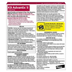 Elanco K9 Advantix II 1-Month Supply Topical Flea, Tick & Mosquito Treatment & Prevention for Large Dogs 21-55 lbs