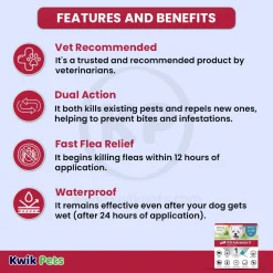 Elanco K9 Advantix II 1-Month Supply Topical Flea, Tick & Mosquito Treatment & Prevention for Medium Dogs 11-20 lbs