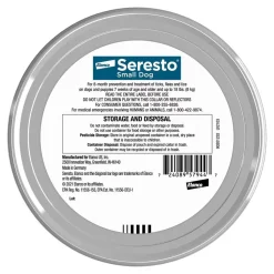 Elanco Seresto Flea & Tick Treatment & Prevention Collar for Small Dogs Under 18 lbs