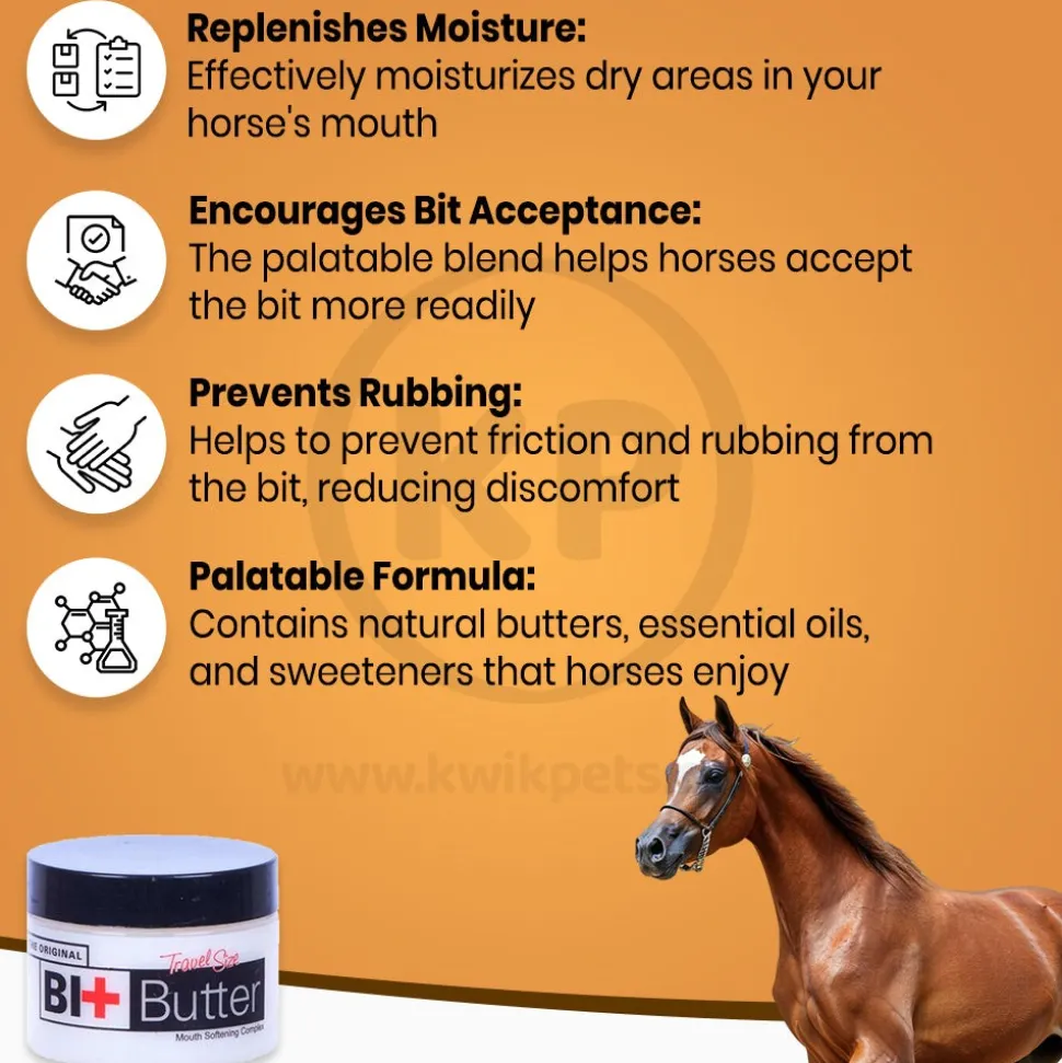 Equine Healthcare International The Original Bit Butter Travel Size Mouth Softening Complex