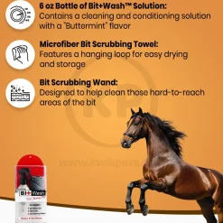 Equine Healthcare International The Original Bit + Wash Kit 6-oz