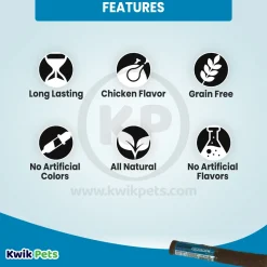 Etta Says! Deluxe Chicken Chews Dog Treat 7-in