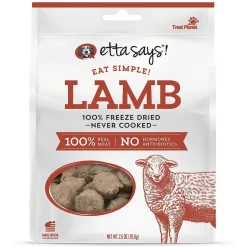 Etta Says! Eat Simple 100% Freeze Dried Never Cooked Lamb Dog Treats 2.5-oz
