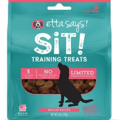 Etta Says! Sit! Dog Training Treats Bacon Recipe 6-oz