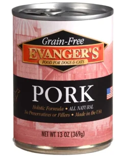 Evanger's Grain-Free Canned Dog & Cat Food Pork 12.5-oz