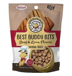 Exclusively Pet Best Buddy Bits Training Dog Treats Beef & Liver 5.5-oz