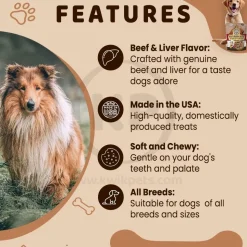 Exclusively Pet Best Buddy Bits Training Dog Treats Beef & Liver 5.5-oz