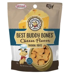 Exclusively Pet Best Buddy Bones Training Dog Treats Cheese 5.5 oz