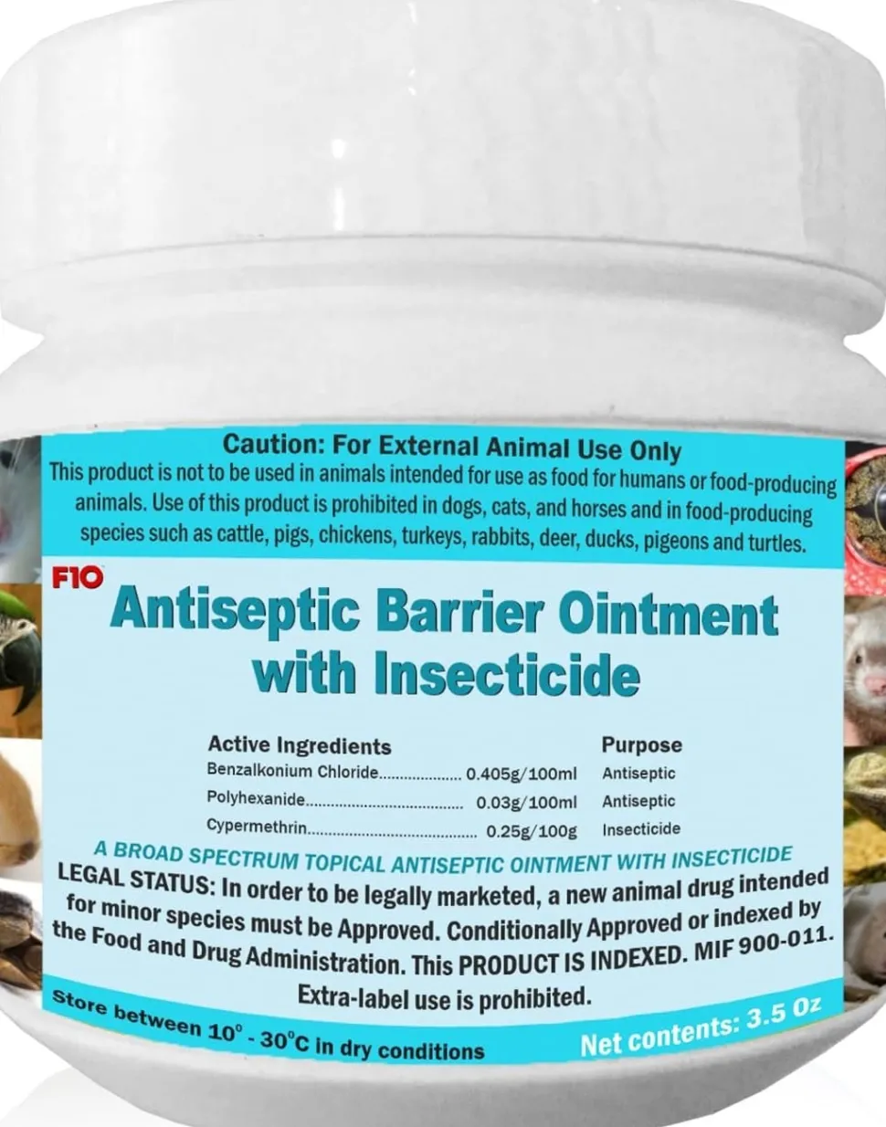 F10 Antiseptic Barrier Ointment with Insecticide 100g