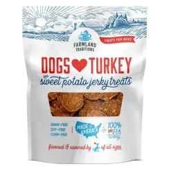 Farmland Traditions Dogs Love Turkey & Sweet Potato Dog Treats 6-oz