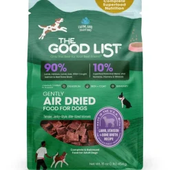 Farmland Traditions The Good List Gently Air-Dried Adult Dog Food Lamb, Venison & Bone Broth Recipe 1-lb