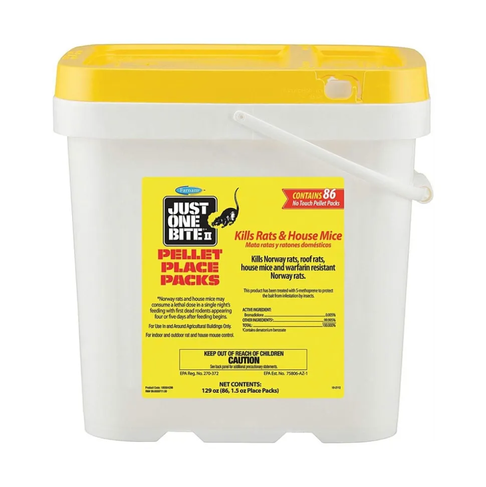 Farnam Just One Bite II Rat & Mouse Pellet Place Packs 86 Count 129-oz