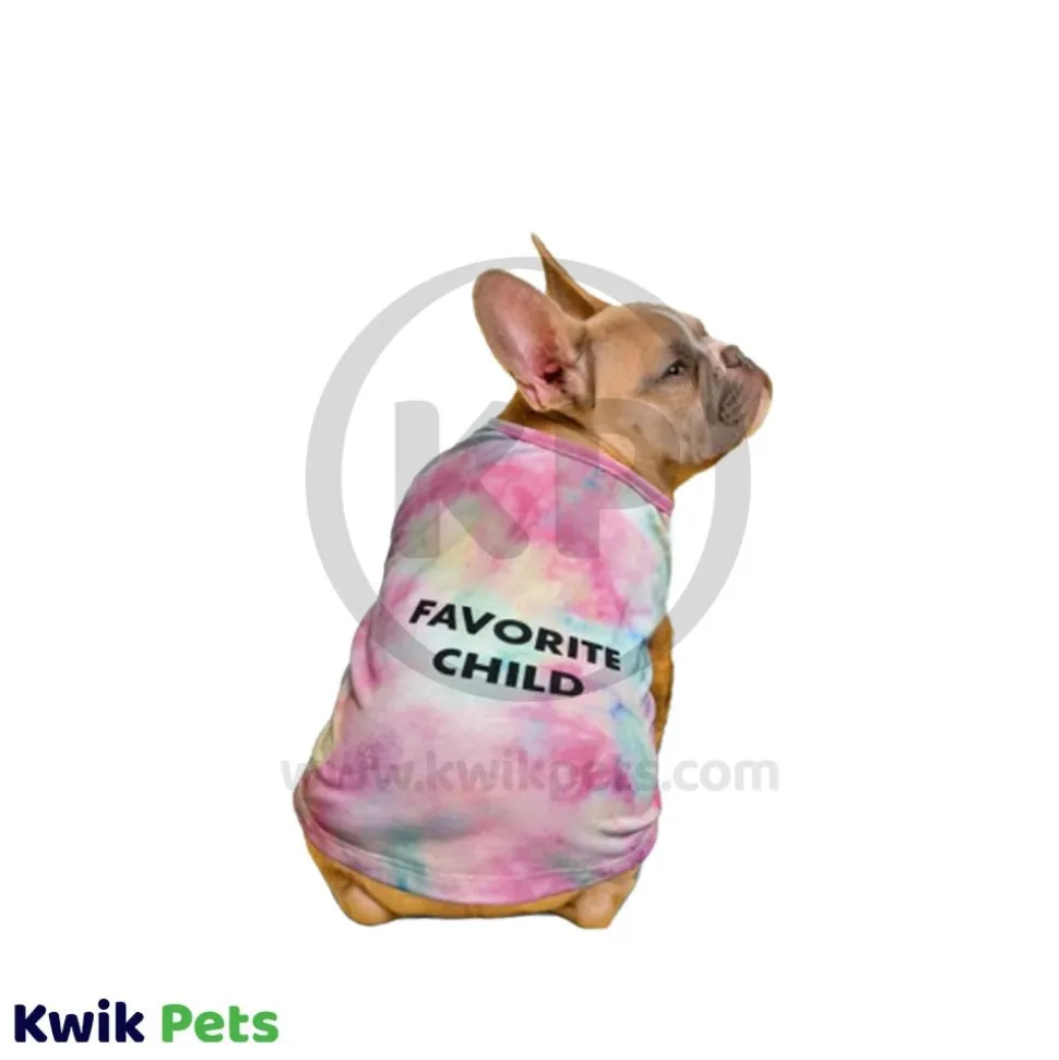 Fashion Pet Cosmo Favorite Child Tee Tie-Dye Small