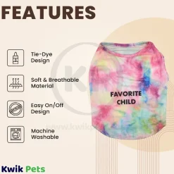 Fashion Pet Cosmo Favorite Child Tee Tie-Dye Small