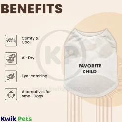 Fashion Pet Cosmo Favorite Child Tee White Small