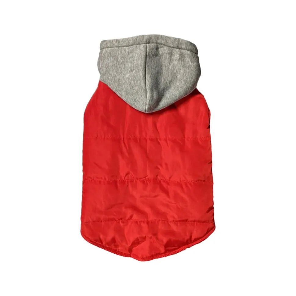 Fashion Pet Cosmo Vest w/Hood Red Medium