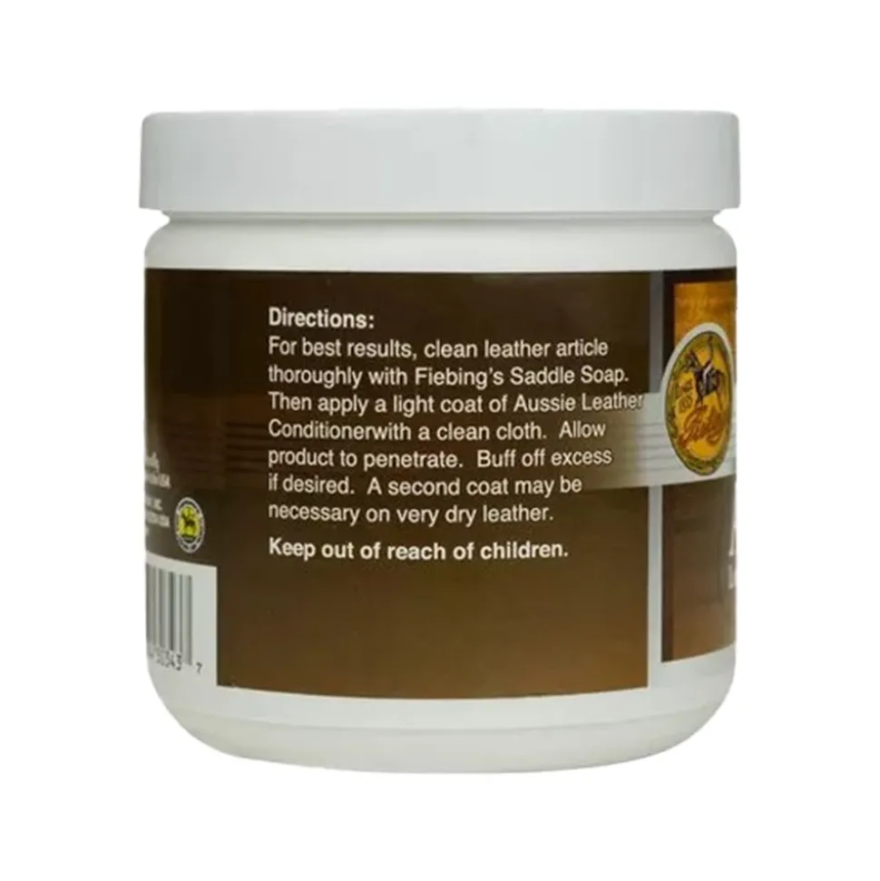 Fiebing Aussie Leather Conditioner with Beeswax 15-oz