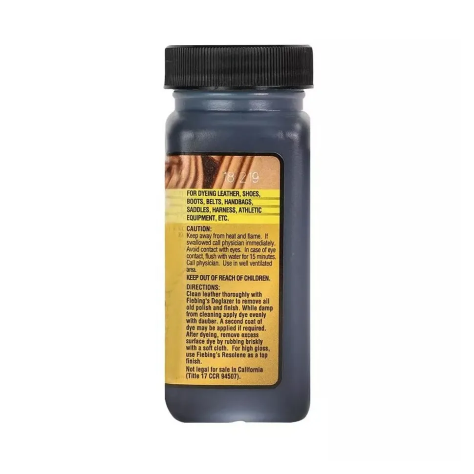 Fiebing’s Leather Dye Black 4-oz