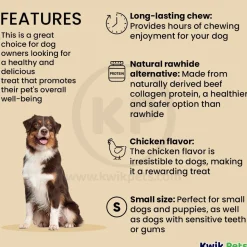 Fieldcrest Farms Nothin' To Hide Small Twist Stix Dog Treat Chicken 10 Count