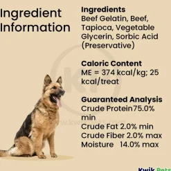 Fieldcrest Farms Nothin' To Hide Small Twist Stix Dog Treat Beef 10 Count