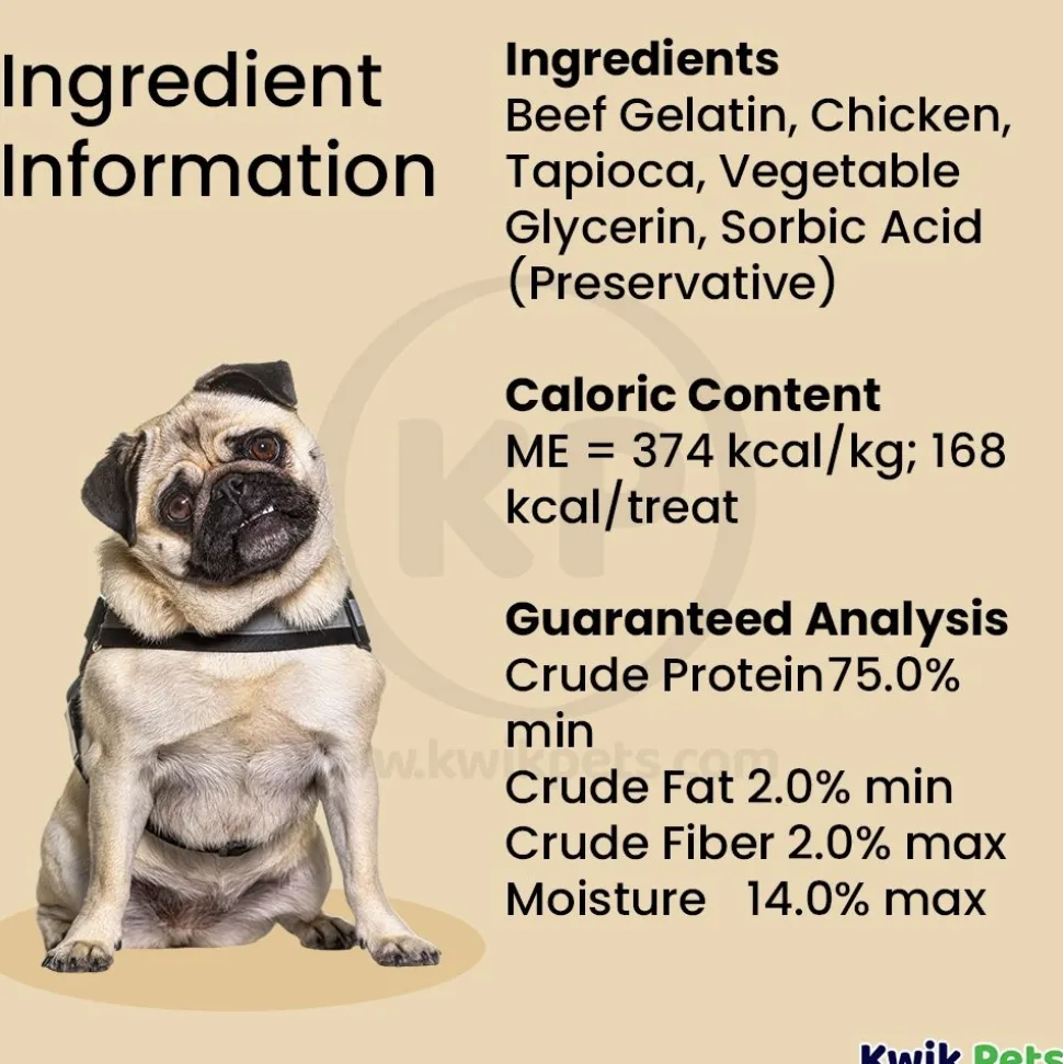 Fieldcrest Farms Nothin' To Hide Roll Dog Treat Chicken 5-in Small