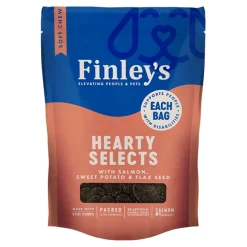 Finley's Hearty Selects with Salmon, Sweet Potato & Flax Soft Chew Dog Treats 6-oz