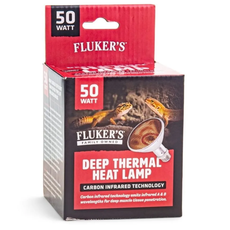 Fluker's Deep Thermal Heat Lamp for Reptiles 50W