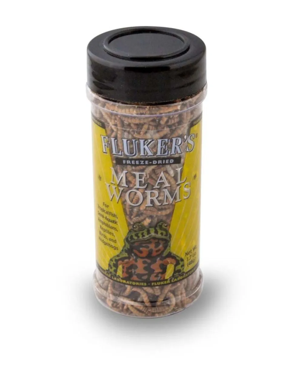 Fluker's Freeze-Dried Mealworms Reptile Food 1.7-oz