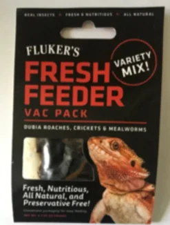 Fluker's Fresh Feeder Vac Pack Variety Mix Reptile Food 0.7 oz